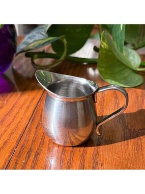 Gemco Stainless Steel Creamer Pitcher Made in Japan